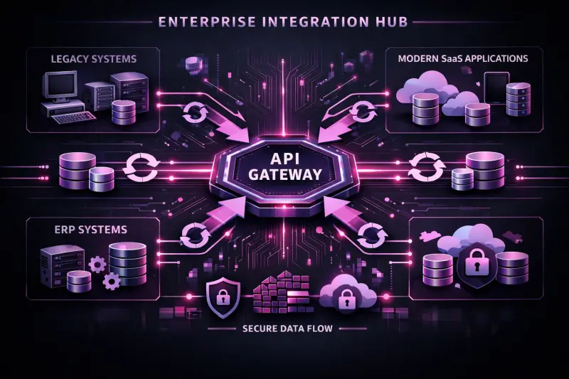 Enterprise API and System Integration - Middleware, ERP and CRM synchronization, legacy system wrapping - WebDeveloper.com.my