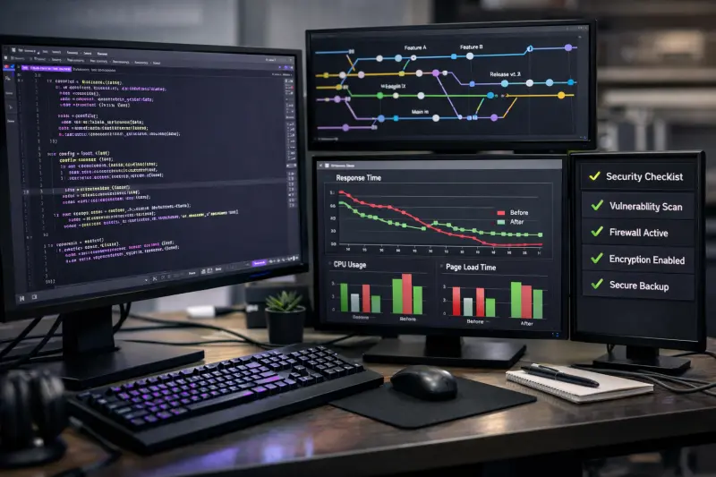 Maintenance and Modernization - Technical debt reduction, security updates, and legacy system improvements - WebDeveloper.com.my